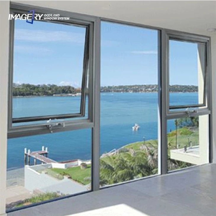 Aluminum Windows Awning Double Glazed Window